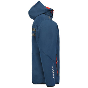 Veste Softshell Doublée en Polaire de Polyester Personnalisée Pour Hommes Fonctionnelle Extérieur & Vêtements de Travail Fermeture Éclair Confortable Veste de Coupe Moderne - Product Image 3
