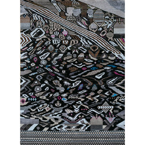 Motif abstrait Ganga Ka Ghaat pour usage domestique - Product Image 1