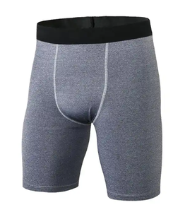 Hommes Gym Biker Shorts Sports Avec Design Doublé Compression Running Wear Unisex Gym Shorts Sports Gym Shorty En Vrac En Gros - Product Image 2