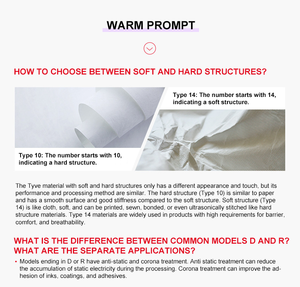 Cho Tyvek không thấm nước A4 <span class=keywords><strong>in</strong></span> ấn giấy cuộn nhà sản xuất tờ cho phong bì <span class=keywords><strong>in</strong></span> ấn bền cho Tyvek giấy cuộn - Product Image 5