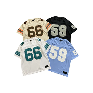 Nueva moda hombres bordado camisetas a prueba de viento bordado camisetas Venta caliente bordado camisetas - Product Image 6