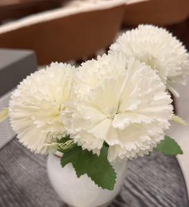 Bouquet di Fiori Artificiali in Seta Realistici per Decorazione Casa, Composizione Classica di Fiori Rosa Fatti a Mano per Matrimoni e Interni - Product Image 3