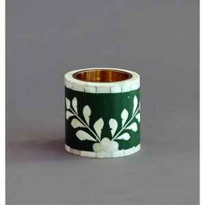 ที่ใส่เทียนเผาทำจากไม้เป็นมิตรกับสิ่งแวดล้อมแท่นวางเทียนแบบฝังกระดูกแบบหรูหราทำด้วยมือ - Product Image 3