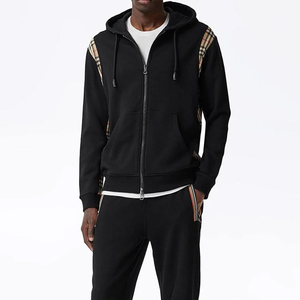 Sudadera con Capucha de Algodón Negro Lisa al por Mayor, Sudadera Personalizada al por Mayor, Felpa Gruesa, Diseño Unisex, Perfecta para Impresión/Bordado - Product Image 2