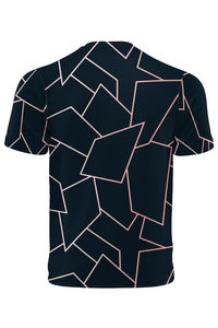 T-shirts pour hommes OEM Vente chaude T-shirt à manches courtes en polyester pour hommes T-shirt décontracté personnalisé par sublimation T-shirt de haute qualité à col rond - Product Image 4