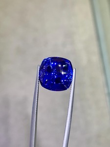 น้ำตาลแทนซาไนต์เกรด AAA ++ 7กะรัตพลอยสีฟ้าหลวมได้รับความร้อน - Product Image 4