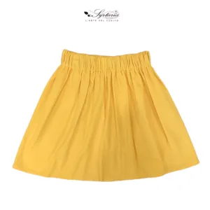 High quality women's skirt in cotton Made italy. Artisanal creation and non-industrial type