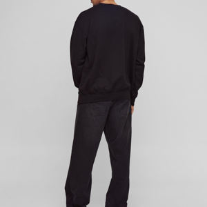 เสื้อสเวตเตอร์ของผู้ชายเสื้อสเวตเชิ้ตคอตตอนผสมโลโก้ใหม่ - Product Image 3