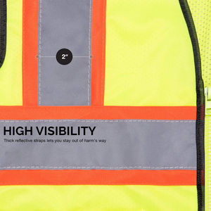 Gilet haute visibilité extérieur Hot New Last Design Hi Vis Work-wear Safety Vest Attractive Hi Vis Safety Work Vest - Product Image 4