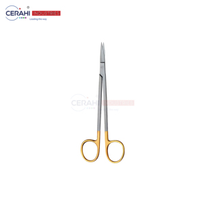 Tijeras de disección Metzenbaum Lahey recubiertas de CVD, tijeras de goma Kelly de 13cm, instrumentos quirúrgicos de cirugía Dental Oral - Product Image 2