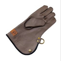 2025 gants de fauconnerie en cuir pour la chasse aux aigles gants de faucon avec piège à animaux accessoires et outils d'équipement de faucon