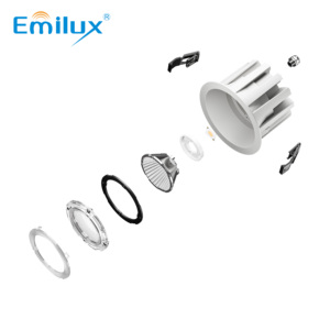Downlight LED australien 24V boîtier de plafonnier noir moderne avec <span class=keywords><strong>spot</strong></span> éblouissant encastré 30W cote IP65 - Product Image 1
