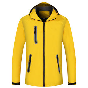 Nouvelle arrivée Veste softshell imperméable pour homme Col montant Haute qualité Prix de gros Hiver Vêtements de rue décontractés - Product Image 4