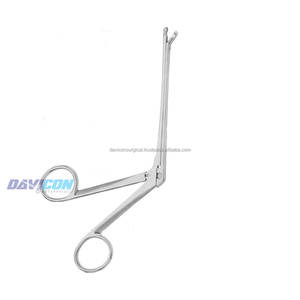 Wullstein Micro Cup Forceps Curved Left 3 1/4in (8,3 cm) Longitud DE TRABAJO Quirúrgico ENT Manual Forceps en acero inoxidable - Product Image 5