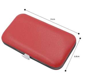 Ensemble de manucure et de pédicure à domicile en acier inoxydable de 7 pièces coupe-ongles portables pour cuticules et Nail Art boîte-cadeau avec logo personnalisable - Product Image 2