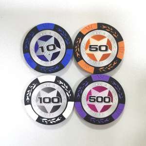 Professional Use 14gm Casino-Quality Clay Poker <b>Chips</b> with Customised Logo 10g Ceramic <b>Chip</b> 500pcs Minimum Order <b>Tray</b> - Product Image 1