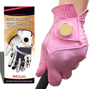 100% gants de golf pour hommes en cuir véritable de haute qualité matériau en cuir anti-dérapant en peau de mouton confortable - Product Image 1