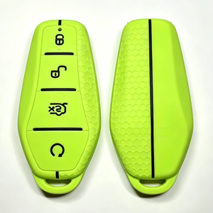 ปลอกกุญแจซิลิโคนสีฟ้าอ่อน OEM สำหรับ <span class=keywords><strong>BYD</strong></span> <span class=keywords><strong>Atto</strong></span> <span class=keywords><strong>3</strong></span> Yuan Plus Dolphin รีโมทอัจฉริยะ 4 ปุ่ม บรรจุภัณฑ์ขายปลีกแบบกำหนดเอง - Product Image 2
