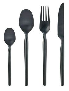 ชุดช้อนส้อมเครื่องเงินสแตนเลสสไตล์โมเดิร์นชุดช้อนส้อมมีดและมีดสีเงินสำหรับงานแต่งงาน - Product Image 5