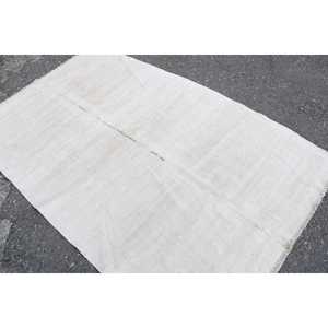 พรมขนาด 4.4x7 ฟุต, พรมตุรกีโบราณ, พรมลายพรางสีขาว - Product Image 4