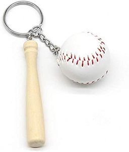Llavero de bate de béisbol miniatura de madera, de gran tendencia, con guantes de bateo en miniatura, precio mayorista, promoción, de Power Hint - Product Image 3
