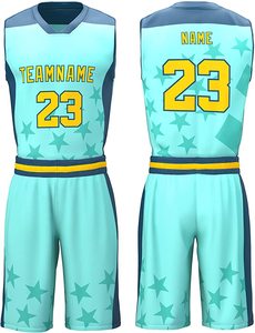 Uniformes de basket-ball personnalisés pour adultes, nouveau design uni - Product Image 3