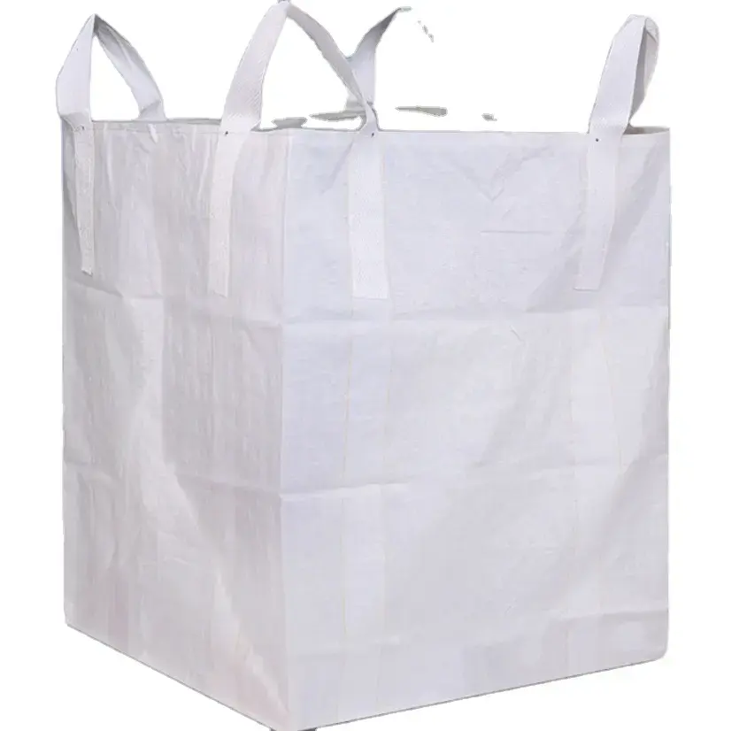 थोक थोक टन बैग पैकेजिंग के लिए बुना बैग सबसे अच्छी कीमत फैक्टरी पीपी FIBC जंबो बैग 1000kg 2200LBS