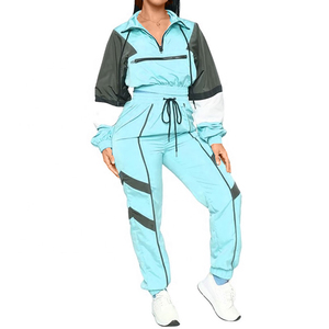 Cortavientos con bolsillo y cremallera frontal de media cremallera de Invierno para mujer, último chándal, ropa deportiva para correr al aire libre de talla grande - Product Image 1