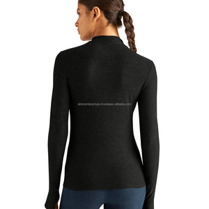 Yog personalizable transpirable estirable entrenamiento ropa deportiva secado rápido manga corta sin costuras Yoga Top hecho a mano Fitness camiseta - Product Image 6