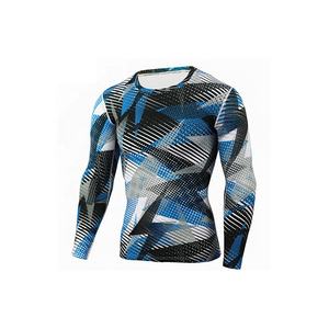 ชุดรัชการ์ดแขนยาวแบบเย็บติด,ชุดรัดรูปแห้งเร็วสำหรับผู้ชายออกแบบมาโดยเฉพาะ - Product Image 4