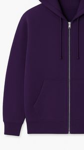 Sudaderas con Capucha de Corte Regular con Cierre, 250 GSM, Temporada de Invierno, 100% Algodón Ecológico - Product Image 5