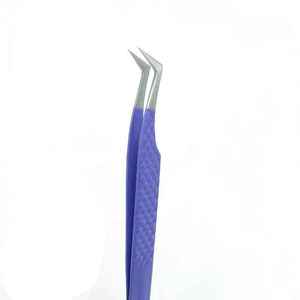 Jeu de pinces à cils en acier inoxydable avec logo personnalisé Outil de levage de cils avec pointe Logo personnalisé - Product Image 3