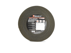 10m. Nastro isolante in schiuma di gomma alluminizzata/argentata 50x3mm. (Miarco 13633) - Product Image 1