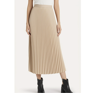 100% polyester vêtements pour femmes nouveau haut toutes saisons tissé ODM/OEM jupe midi plissée pleine longueur du Vietnam - Product Image 2