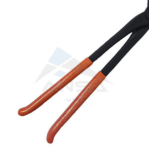 Clincher de uñas de pezuña con recubrimiento de polvo negro, herramienta de herrador de alta resistencia para herrar caballos, suministros de cuidado de pezuña veterinaria de acero duradero - Product Image 4