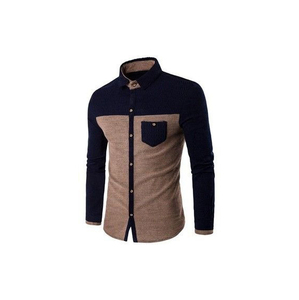 Camisas de vestir informales de manga larga para hombre, a cuadros, con botones, XXL, ajuste regular, secado rápido y transpirable, tejido de punto teñido, suministro ODM - Product Image 4