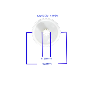 เฟือง EGR 60 ฟัน สำหรับรถ Opel (จัดส่งจากผู้ผลิตในตุรกี) รหัสสินค้า: GR2204 - Product Image 3