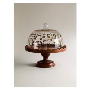 Precio barato hecho a mano mango de madera pastel pantalla Pedestal servir taza pastel soporte para el hogar restaurantes fiesta uso - Product Image 4