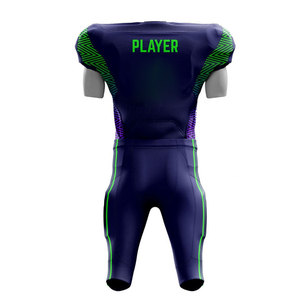 Uniformes de fútbol americano de alta calidad con mangas cortas, característica transpirable y etiqueta privada personalizable a precio competitivo - Product Image 2