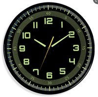 Jam Dinding Modern Ukuran Besar 16 Inci, Layar Besar Bercahaya, untuk Rumah, Kantor, Hotel, Bar, Toko, Aula, Dekorasi Bergaya, Kualitas Bagus, Harga Terjangkau