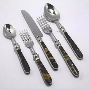 New Arrival Customized Design Hotel Wedding Table Top Food Serving Stainless Steel Flatware Cutlery Set in High Quality - Product Image 2