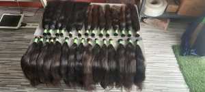 Vente en gros de haute qualité Ondulés Remy Extensions de cheveux humains vierges Single Drawn One Donor Indien Cheveux bruts Cheveux raides - Product Image 4