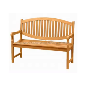 Juego de silla y banco de madera de teca para exteriores perfecto para la relajación del jardín y la mejora de la decoración del patio con asientos duraderos - Product Image 1
