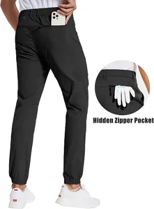 ... Pantalones de golf para hombre, ropa deportiva suave, pantalones flexibles adecuados para el trabajo de entrenamiento informal y uso al aire libre - Product Image 2