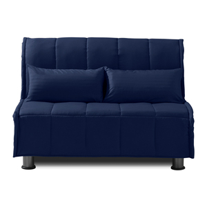 EVERGREENWEB Sofá Cama de 2 Plazas con Colchón 120x190 y Almohadas INCLUIDAS Hecho en Italia Funda Extraíble y Lavable EVENING - Product Image 1