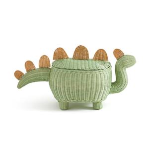 Cestas de mimbre tejidas a mano en forma de gatito, cestas de almacenamiento para accesorios de bebé recién nacido - Product Image 2