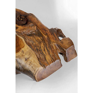 Table basse en racine de teck exotique indonésienne Table en bois de salon traditionnelle élégance naturelle-Raymond - Product Image 4