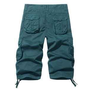 Vente en gros de shorts cargo respirants de luxe de qualité supérieure pour hommes, vêtements décontractés personnalisés avec motif solide pour l'extérieur - Product Image 5