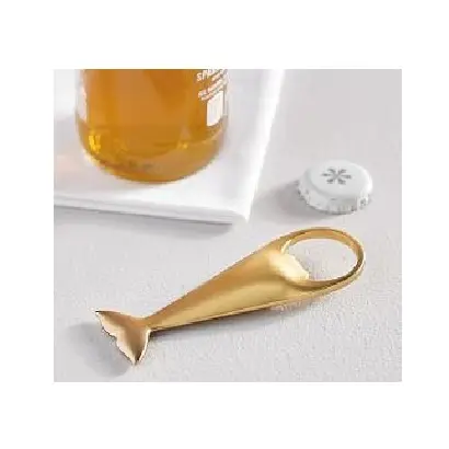 Full Brass Gold Aquatic Bars Club Beer Bottle Opener Top Remover Household Hotel Restaurants Bottle Opener For Picnic Point Uses