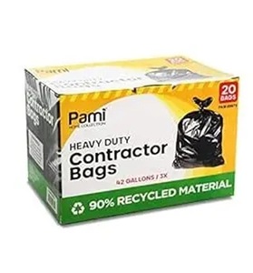 ถุงขยะรัดเชือกสำหรับครัว PAMI Recycling Tall - ถุงขยะพลาสติกแข็งแรงพิเศษ - ถุงขยะหนาสำหรับถังขยะในครัว - Product Image 4